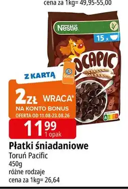 E.Leclerc Płatki śniadaniowe Nestle Toruń Pacific oferta