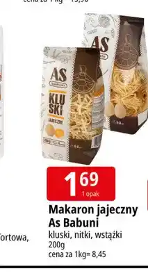 E.Leclerc Makaron jajeczny As Babuni oferta