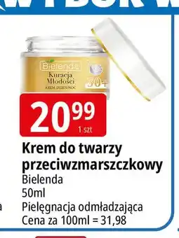 E.Leclerc Krem do twarzy przeciwzmarszczkowy Bielenda Kuracja Młodości oferta