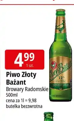 E.Leclerc Piwo Złoty Bażant Browary Radomskie oferta