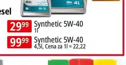 E.Leclerc Olej silnikowy Orlen Oil Synthetic 5W-40 oferta