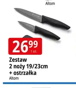 E.Leclerc Zestaw 2 noży Altom + ostrzałka oferta