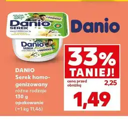 Kaufland Serek homogenizowany o smaku waniliowym Danio oferta