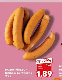 Kaufland Kiełbasa parówkowa Dobrowolscy oferta