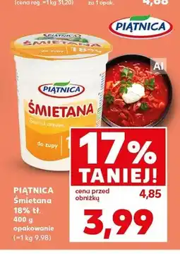 Kaufland Śmietana 18% Piątnica oferta