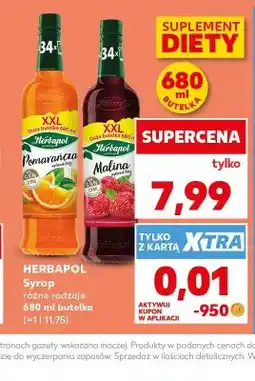 Kaufland Syrop Herbapol Pomarańcza oferta