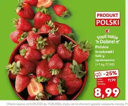 Kaufland Truskawki polskie oferta