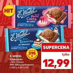 Kaufland Czekolada E. Wedel Panna Cotta oferta