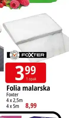 E.Leclerc Folia malarska Foxter 4x2,5 m oferta