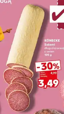 Kaufland Salami długodojrzewające z serem Könecke oferta