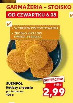 Kaufland Kotlety z łososia panierowane Suempol oferta