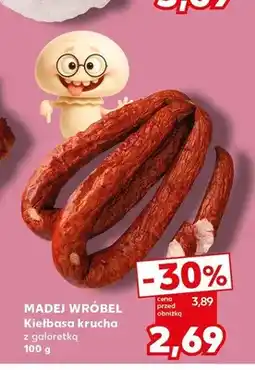 Kaufland Kiełbasa krucha z galaretką Madej Wróbel oferta