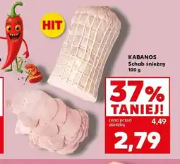Kaufland Schab śnieżny Kabanos oferta