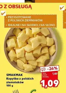 Kaufland Kopytka z polskich ziemniaków Smakmak oferta