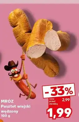 Kaufland Pasztet wiejski wędzony Mróz oferta