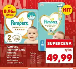Kaufland Pieluchy Pampers Premium Care oferta