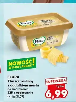 Kaufland Tłuszcz roślinny Flora With Butter oferta