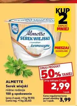 Kaufland Serek wiejski Almette z twarożkiem kremowym oferta