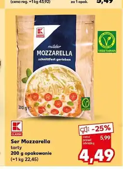 Kaufland Ser Mozzarella tarty K-Classic oferta