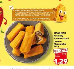 Kaufland Krokiety z pieczarkami i serem Mozzarella Smakmak oferta