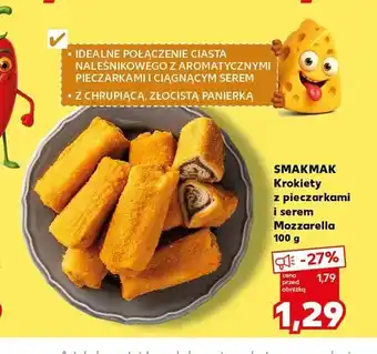 Krokiety z pieczarkami i serem Mozzarella Smakmak