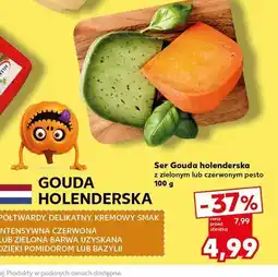 Kaufland Ser Gouda holenderska z zielonym pesto oferta