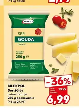 Kaufland Ser żółty Mlekpol oferta