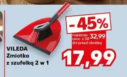 Kaufland Zmiotka z szufelką Vileda 2 w 1 oferta