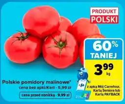 Carrefour Polskie pomidory malinowe oferta