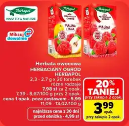 Carrefour Herbata owocowa HERBACIANY OGRÓD HERBAPOL oferta