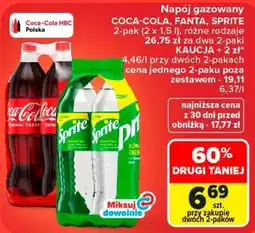 Carrefour Napój gazowany COCA-COLA, FANTA, SPRITE oferta