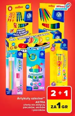 Carrefour Artykuły szkolne Astra oferta