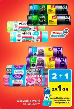 Carrefour Worki na śmieci oferta