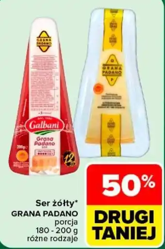 Carrefour Ser żółty* GRANA PADANO oferta