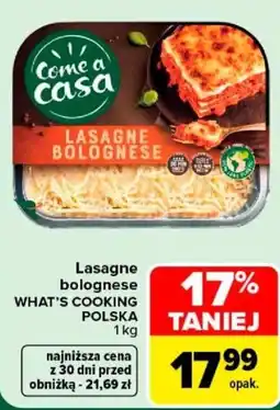 Carrefour Lasagne bolognese oferta