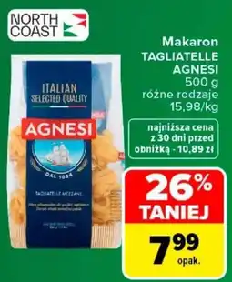 Carrefour Makaron Tagliatelle Agnesi oferta