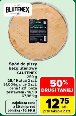 Carrefour Spód do pizzy bezglutenowy GLUTENEX oferta