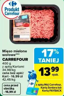 Carrefour Mięso mielone wołowe*** oferta