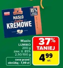 Carrefour Masło Ekstra Kremowe Lumiko oferta