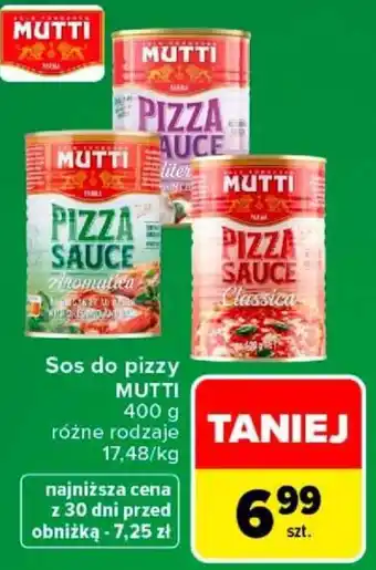 Carrefour Sos do pizzy MUTTI oferta