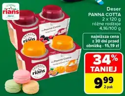 Carrefour Deser Panna Cotta oferta