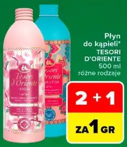 Carrefour Płyn do kąpieli TESORI D'ORIENTE oferta