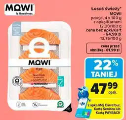 Carrefour Łosoś świeży MOWI oferta