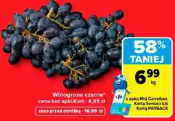 Carrefour Winogrona czarne oferta