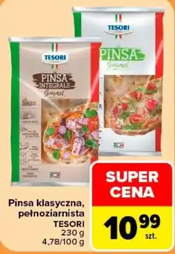 Carrefour Pinsa klasyczna, pełnoziarnista TESORI oferta