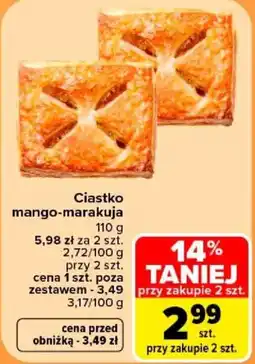 Carrefour Ciastko mango-marakuja oferta