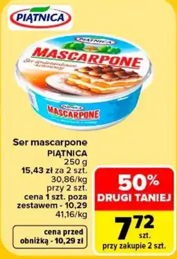 Carrefour Ser mascarpone PIĄTNICA oferta