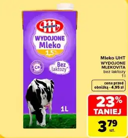 Carrefour Mleko UHT WYDOJONE MLEKOVITA bez laktozy oferta