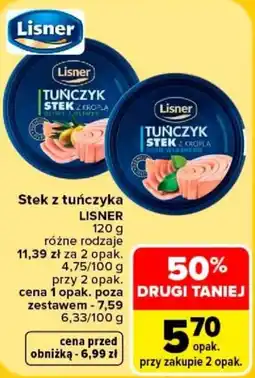 Carrefour Stek z tuńczyka LISNER oferta
