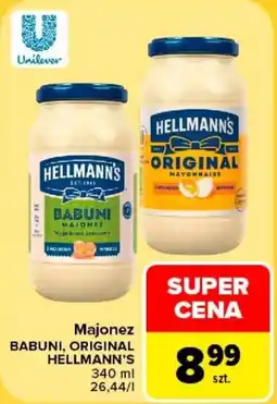 Carrefour Majonez BABUNI, ORIGINAL HELLMANN'S oferta